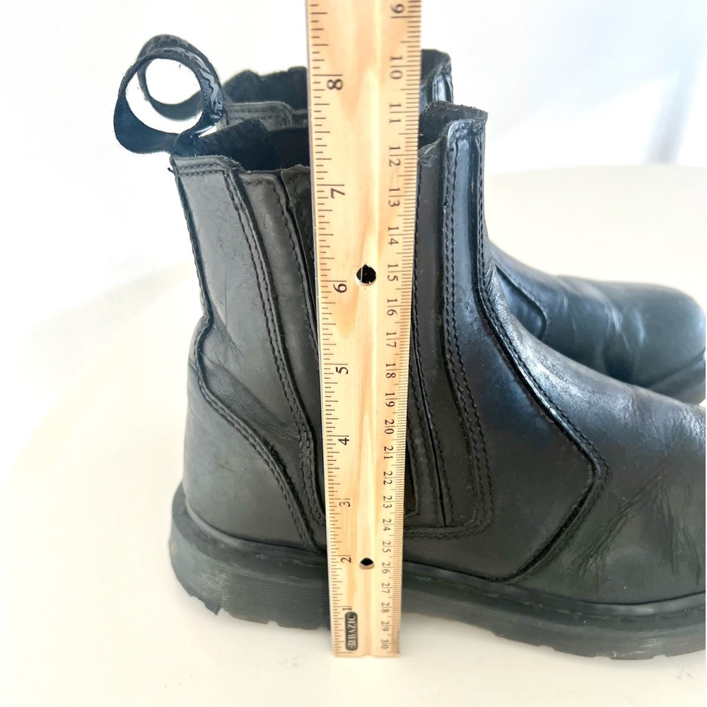 Dr. Martens Black Leather Side-Zip Ankle Boots - Picture 16 of 16